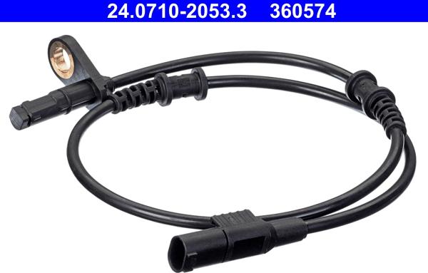 ATE 24.0710-2053.3 - Датчик ABS, частота вращения колеса autosila-amz.com
