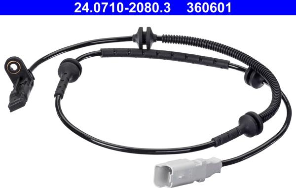 ATE 24.0710-2080.3 - Датчик ABS, частота вращения колеса autosila-amz.com
