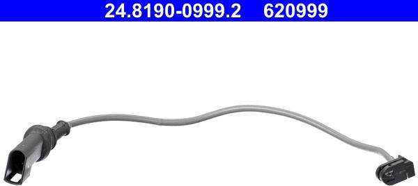 ATE 24.8190-0999.2 - Сигнализатор, износ тормозных колодок autosila-amz.com