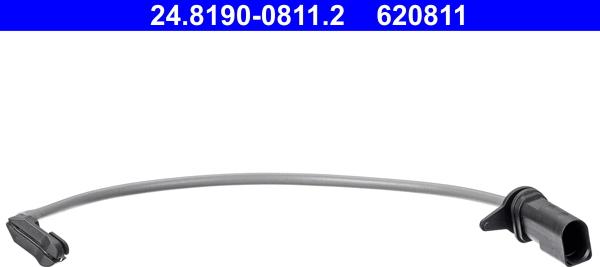 ATE 24.8190-0811.2 - Датчик износа тормозных колодок Audi A6/A7/Q5 2.0-3.0 TDI/TFSI 10- autosila-amz.com