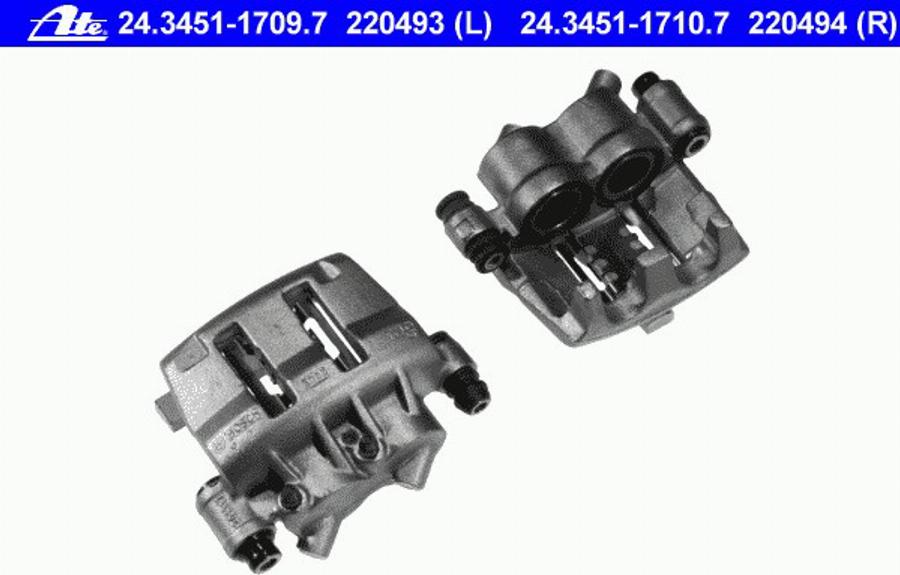 ATE 24 3451 1710 7 - Тормозной суппорт autosila-amz.com