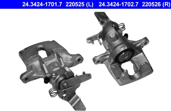 ATE 24.3424-1701.7 - Тормозной суппорт autosila-amz.com