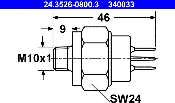 ATE 24.3526-0800.3 - Выключатель фонаря сигнала торможения autosila-amz.com