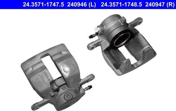 ATE 24.3571-1748.5 - Тормозной суппорт autosila-amz.com