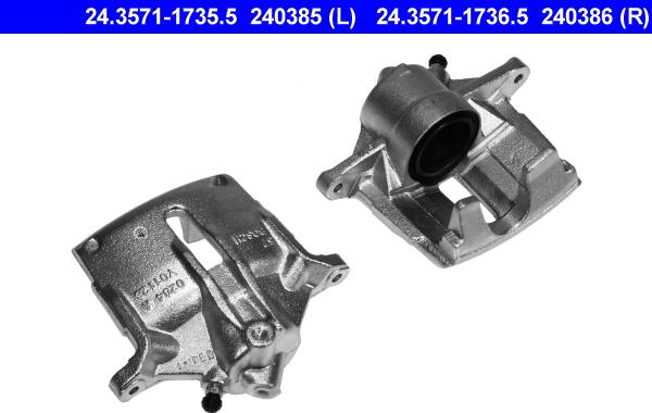 ATE 24.3571-1736.5 - Тормозной суппорт autosila-amz.com