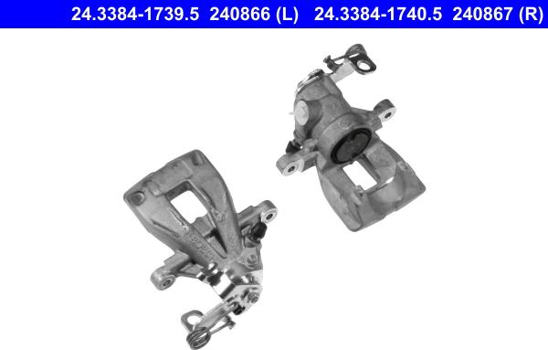 ATE 24.3384-1740.5 - Тормозной суппорт autosila-amz.com