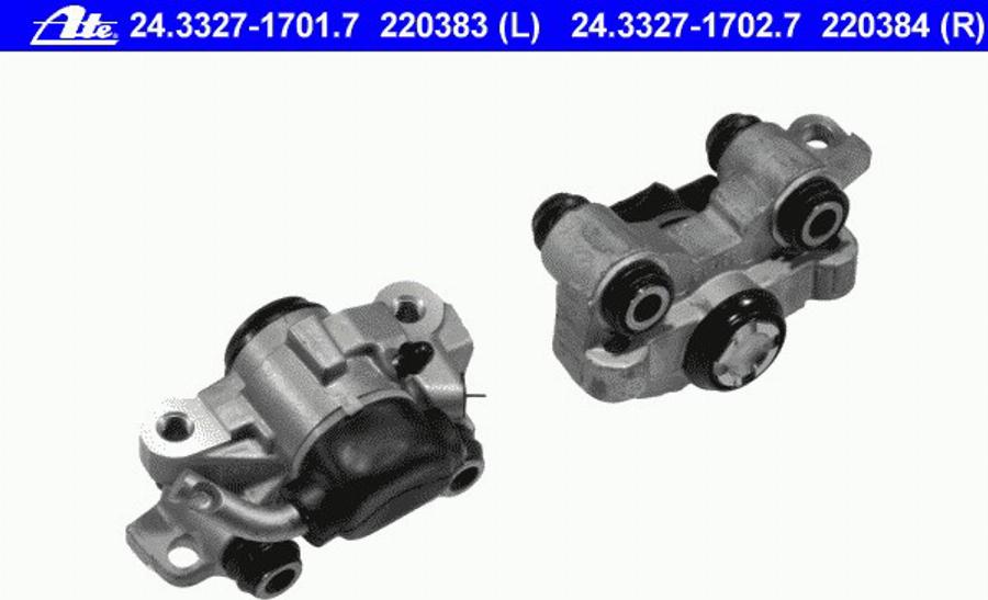 ATE 24 3327 1701 7 - Тормозной суппорт autosila-amz.com