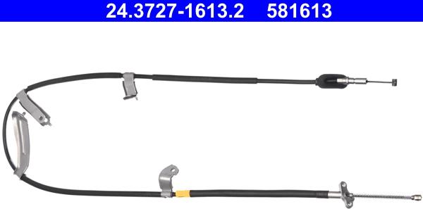 ATE 24.3727-1613.2 - Тросик, cтояночный тормоз autosila-amz.com