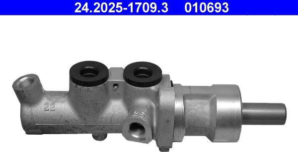 ATE 24.2025-1709.3 - Главный тормозной цилиндр autosila-amz.com