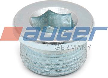 Auger 59274 - Заглушка резьбовая М24x1,5 H12 с буртом AUGER autosila-amz.com