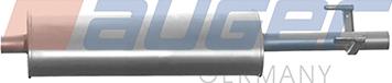 Auger 89900 - Средний / конечный глушитель ОГ autosila-amz.com