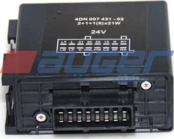 Auger 73633 - реле-прерыватель указателей поворотов!24V 2+1+1x21W 16-pin\Scania 124/114/144 autosila-amz.com