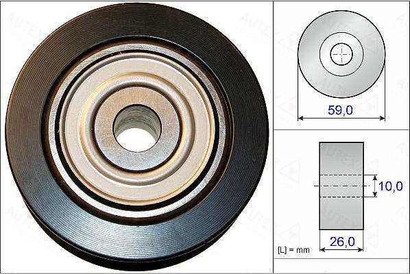 Autex 654940 - Ролик, поликлиновый ремень autosila-amz.com