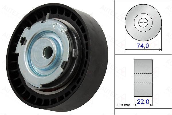 Autex 654906 - Натяжной ролик, зубчатый ремень ГРМ autosila-amz.com