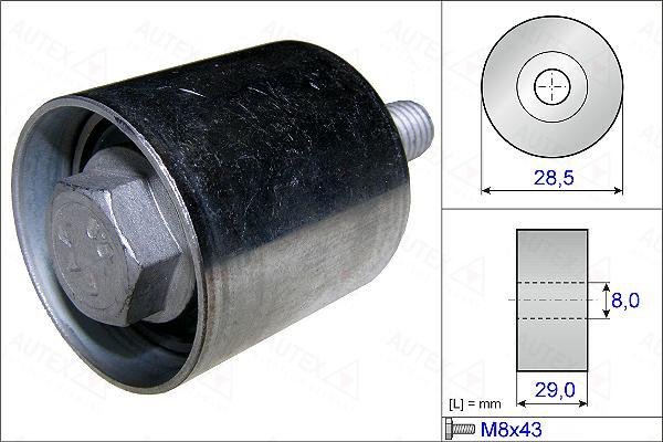 Autex 654902 - Направляющий ролик, зубчатый ремень ГРМ autosila-amz.com