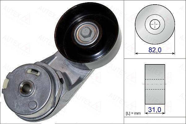 Autex 655000 - Натяжитель, поликлиновый ремень autosila-amz.com