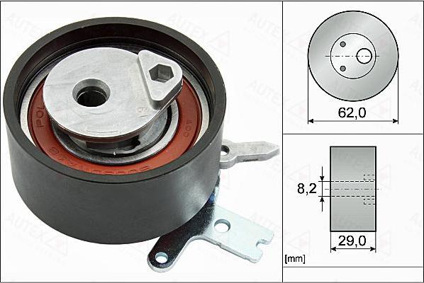 Autex 655087 - Натяжной ролик, зубчатый ремень ГРМ autosila-amz.com