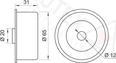 Autex 651462 - Направляющий ролик, зубчатый ремень ГРМ autosila-amz.com