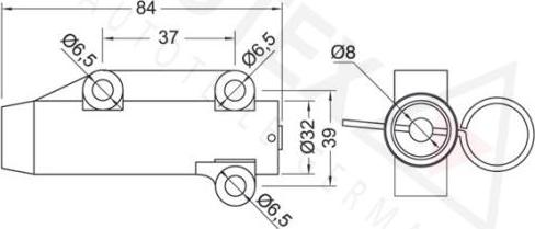 Autex 631718 - Успокоитель, зубчатый ремень autosila-amz.com