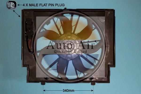 Auto Air Gloucester 05-1050 - Электродвигатель, вентилятор радиатора autosila-amz.com