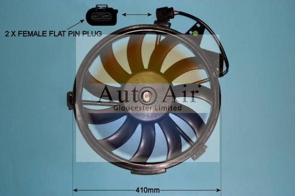 Auto Air Gloucester 05-1001 - Электродвигатель, вентилятор радиатора autosila-amz.com