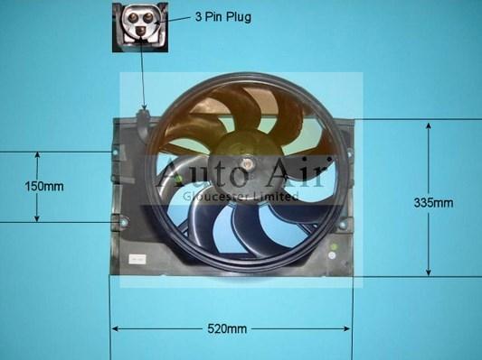 Auto Air Gloucester 05-1179 - Электродвигатель, вентилятор радиатора autosila-amz.com