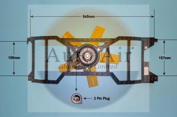 Auto Air Gloucester 05-1245 - Электродвигатель, вентилятор радиатора autosila-amz.com