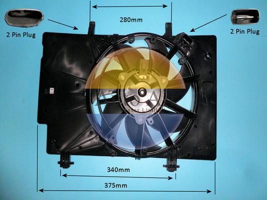 Auto Air Gloucester 05-1264 - Электродвигатель, вентилятор радиатора autosila-amz.com