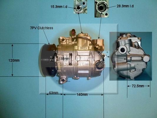 Auto Air Gloucester 14-9649 - Компрессор кондиционера autosila-amz.com