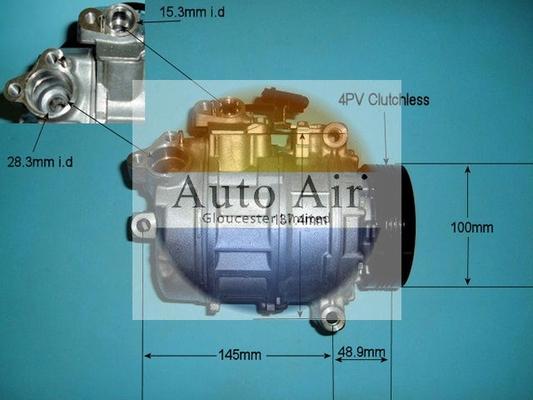 Auto Air Gloucester 14-9650 - Компрессор кондиционера autosila-amz.com