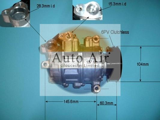 Auto Air Gloucester 14-9657 - Компрессор кондиционера autosila-amz.com