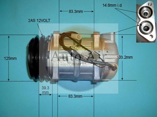 Auto Air Gloucester 14-9683 - Компрессор кондиционера autosila-amz.com