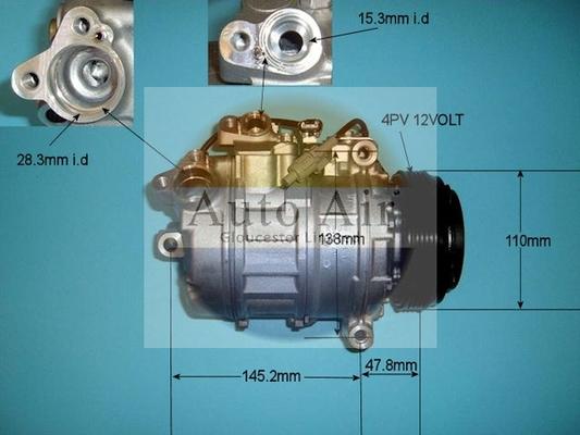 Auto Air Gloucester 14-9152 - Компрессор кондиционера autosila-amz.com