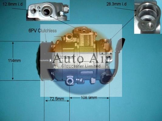 Auto Air Gloucester 14-9718P - Компрессор кондиционера autosila-amz.com