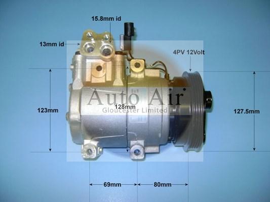 Auto Air Gloucester 14-9735 - Компрессор кондиционера autosila-amz.com