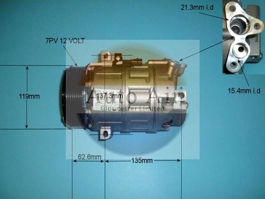 Auto Air Gloucester 14-9731 - Компрессор кондиционера autosila-amz.com