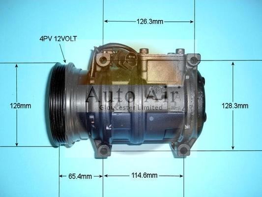 Auto Air Gloucester 14-5663R - Компрессор кондиционера autosila-amz.com