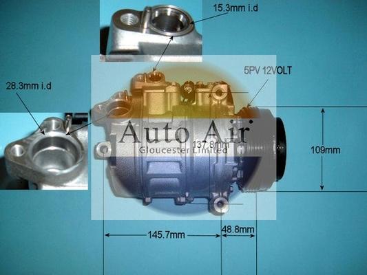 Auto Air Gloucester 14-6464 - Компрессор кондиционера autosila-amz.com