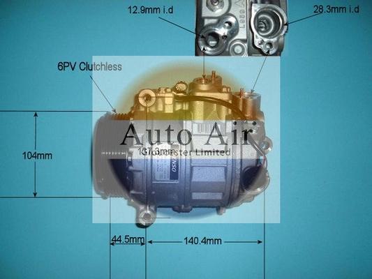 Auto Air Gloucester 14-6201 - Компрессор кондиционера autosila-amz.com