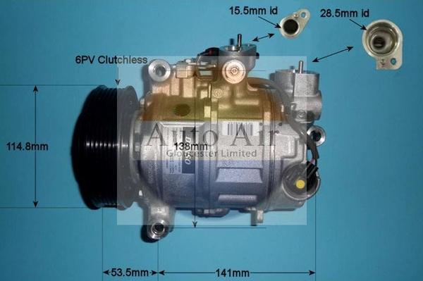 Auto Air Gloucester 14-0090 - Компрессор кондиционера autosila-amz.com