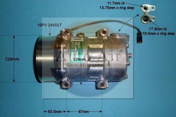 Auto Air Gloucester 14-0058 - Компрессор кондиционера autosila-amz.com