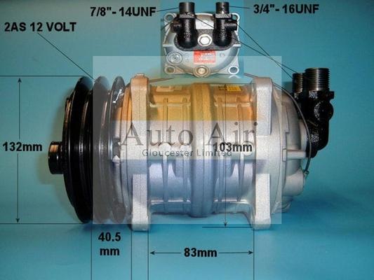 Auto Air Gloucester 14-0063 - Компрессор кондиционера autosila-amz.com