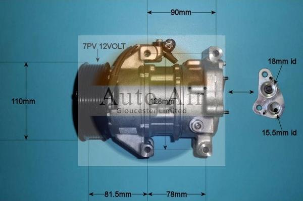 Auto Air Gloucester 14-0084 - Компрессор кондиционера autosila-amz.com