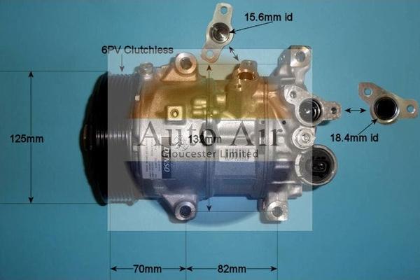 Auto Air Gloucester 14-0196 - Компрессор кондиционера autosila-amz.com