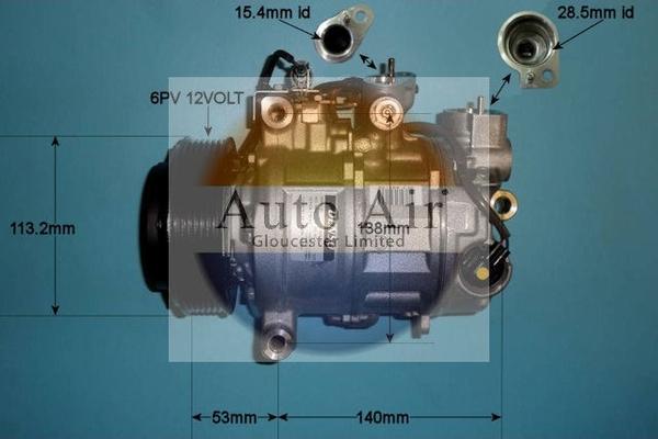 Auto Air Gloucester 14-0190 - Компрессор кондиционера autosila-amz.com