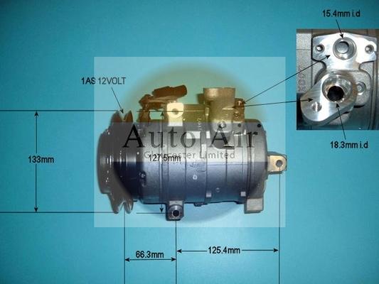 Auto Air Gloucester 14-0186 - Компрессор кондиционера autosila-amz.com