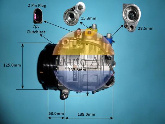 Auto Air Gloucester 14-0350 - Компрессор кондиционера autosila-amz.com