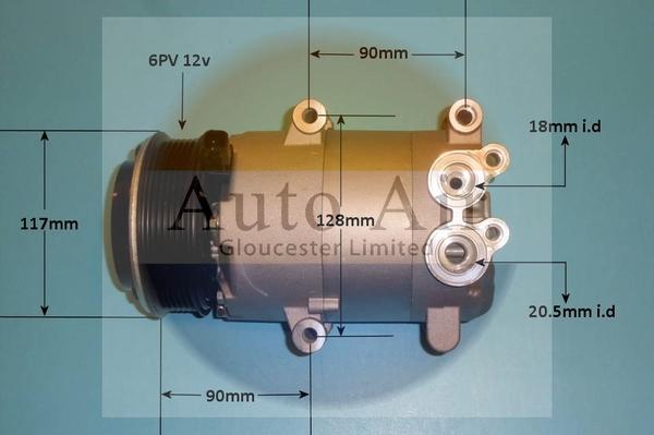 Auto Air Gloucester 14-0326P - Компрессор кондиционера autosila-amz.com