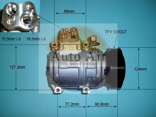 Auto Air Gloucester 14-0257 - Компрессор кондиционера autosila-amz.com