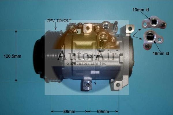 Auto Air Gloucester 14-0200 - Компрессор кондиционера autosila-amz.com